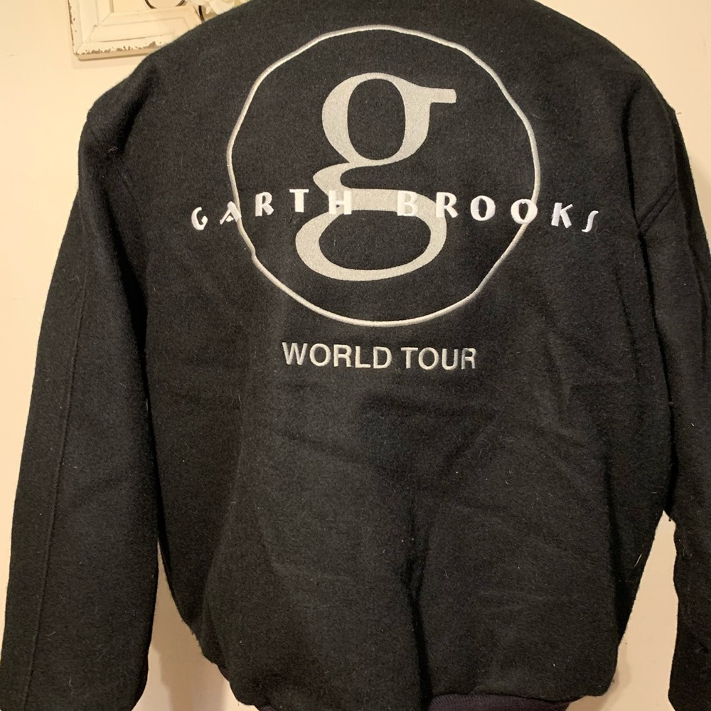 Vintage 1990s Garth Brooks World Tour Wool Mens Womens Unisex Jacket Coat XL